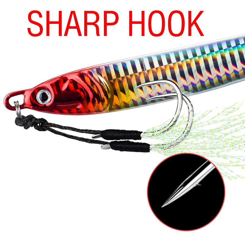 7Pcs 40g 60g 80g 100g 빛나는 빠른 지 - Fishing Lure Spoon 리뷰 및 가격
