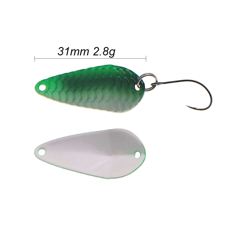 낚시 송어 스푼 싱글 후크 스피닝 루어 g 31mm,  - Fishing Lure Spoon 리뷰 및 가격