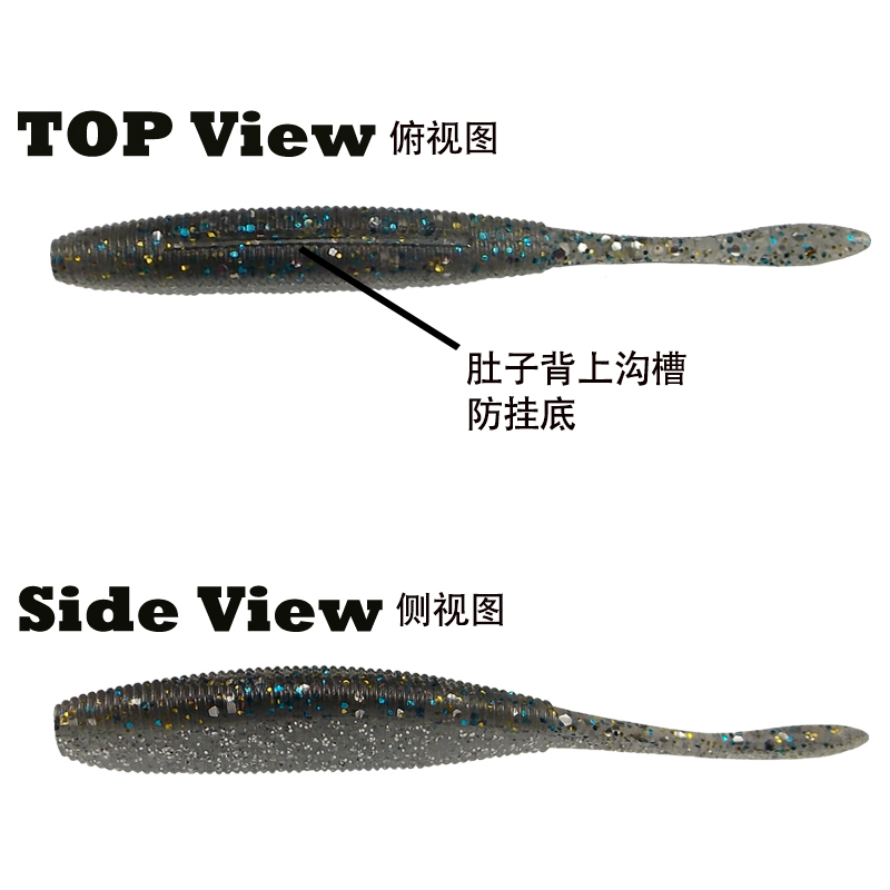 ESFISHING 드라이브 쉐드 100mm 8개입 페스 - Fishing Lure Soft Plastic 리뷰 및 가격