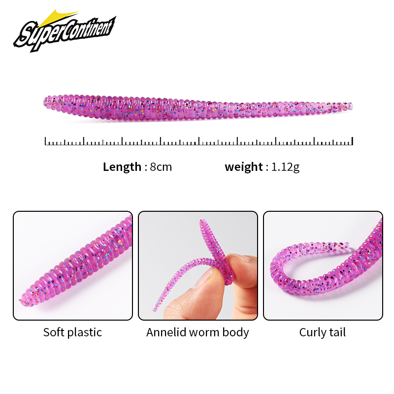 Supercontinent 느린 SinkingTrout - Fishing Lure Soft Plastic 리뷰 및 가격
