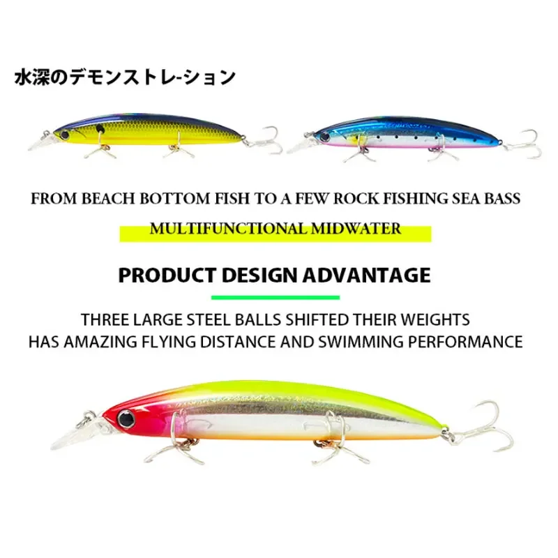 플로팅 미노우 낚시는 110MM 20g 바다 오션 비치 - Fishing Lure Swimbait 리뷰 및 가격