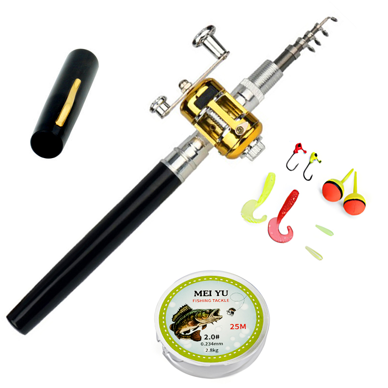 휴대용 포켓 텔레스코픽 낚싯대 릴, 펜 모양 막대, 낚 - Penn Reel Fierce 리뷰 및 가격