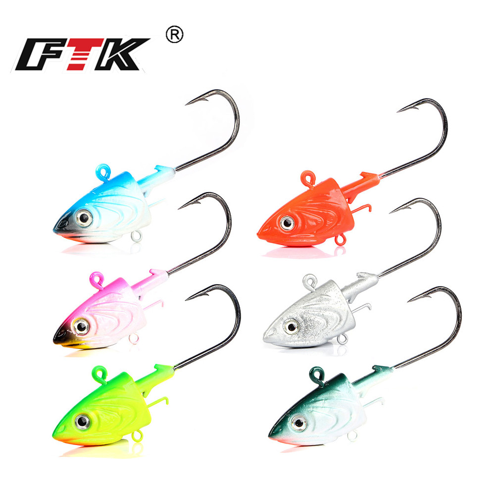 FTK 2개입 지그헤드 낚시 바늘 40g 55g 80g - Fishing Lure Soft Plastic 리뷰 및 가격