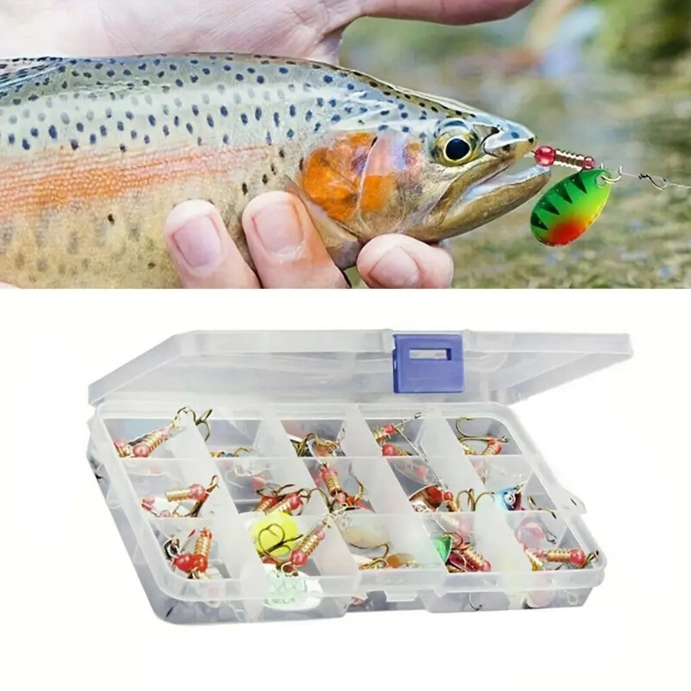 30개 금속 스푼 스피너 낚시 루어 트레블 훅 스푼베이 - Fishing Lure Spoon 리뷰 및 가격