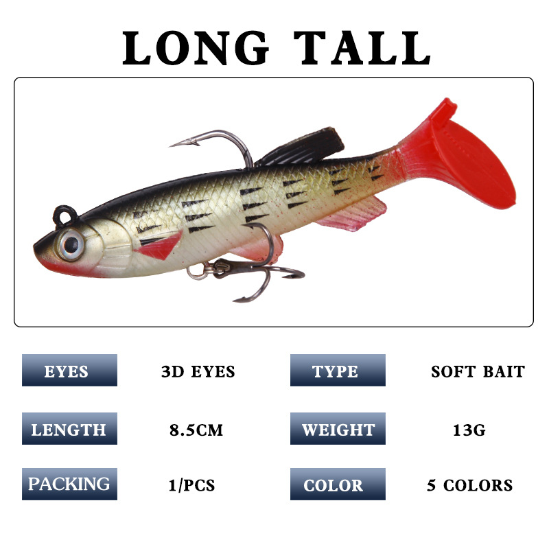 T 꼬리 부드러운 미끼 소프트 미끼 실리콘 미끼 8.5 - Fishing Lure Soft Plastic 리뷰 및 가격