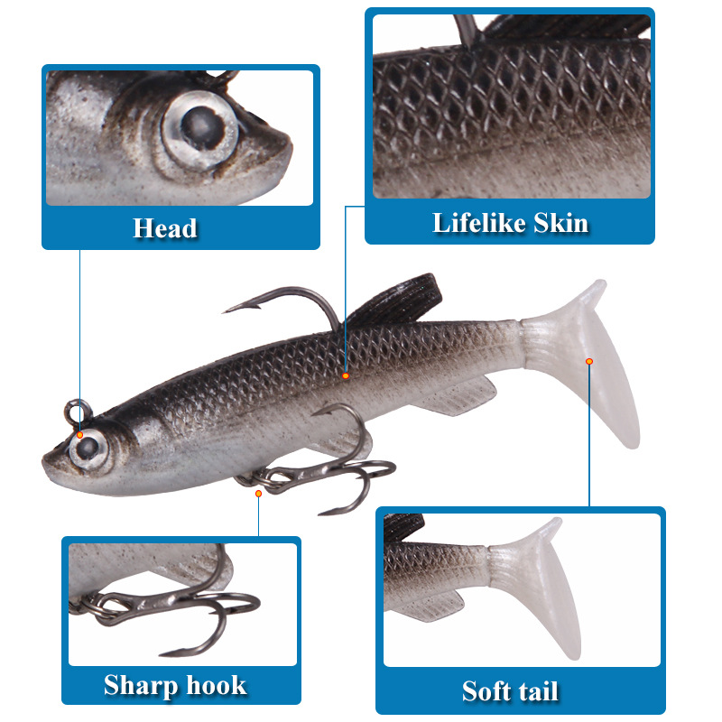 T 꼬리 부드러운 미끼 소프트 미끼 실리콘 미끼 8.5 - Fishing Lure Soft Plastic 리뷰 및 가격