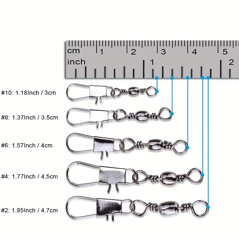 50/200개 배럴 스냅 스위블 낚시 액세서리, 볼 베 - Fishing Lure Making Kit 리뷰 및 가격