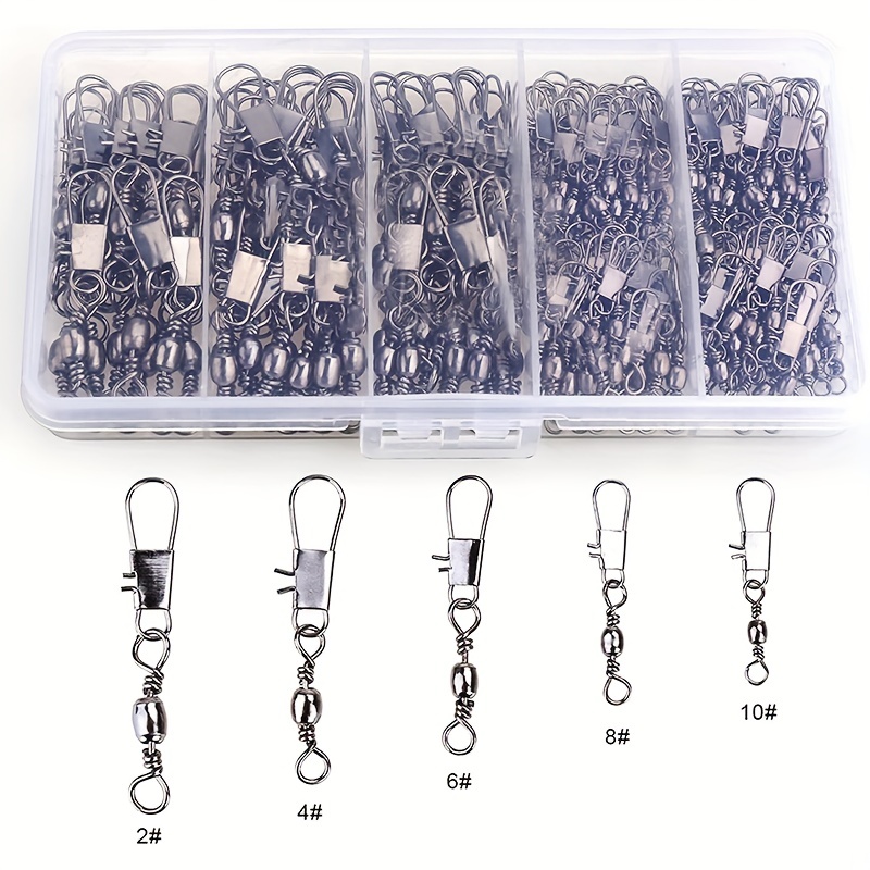 50/200개 배럴 스냅 스위블 낚시 액세서리, 볼 베 - Fishing Lure Making Kit 리뷰 및 가격