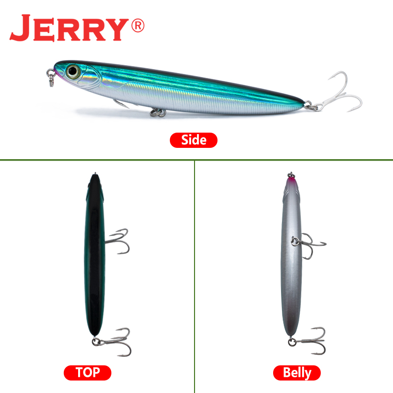 제리 표면 연필 플로팅 루어 110mm/4,5in 탑워 - Fishing Lure Topwater 리뷰 및 가격